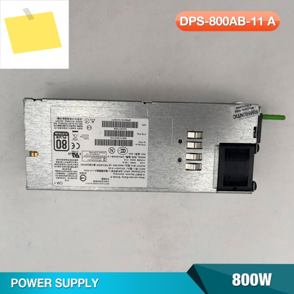완전히 테스트된 800W 전원 공급 장치 DPS-800AB-1 A S26113-E574-V53 제품 이미지