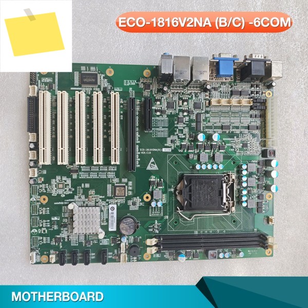 ECO-1816V2NA BC -6COM VER: C01 5개의 PCI 슬롯 산업용 제어 마더보드 제품 이미지