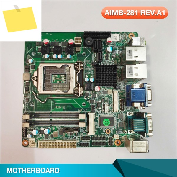 어드밴텍 산업용 컴퓨터 마더보드 듀얼 네트워크 카드 AIMB-281G2 REV.A1 제품 이미지