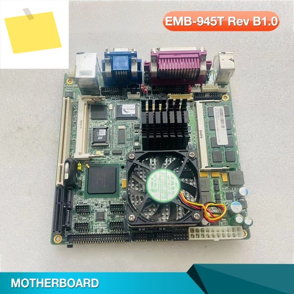 CPU 메모리와 팬이 포함된 임베디드 산업용 제어 마더보드 EMB-945T Rev B1.0 제품 이미지