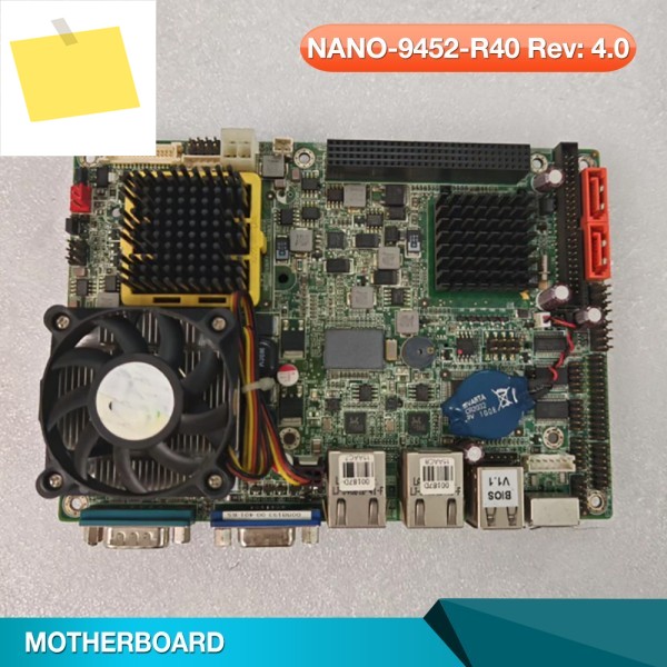 IEI NANO-9452-R40 Rev: 4.0 산업용 장비 마더보드CPU 및 메모리 팬 포함 제품 이미지