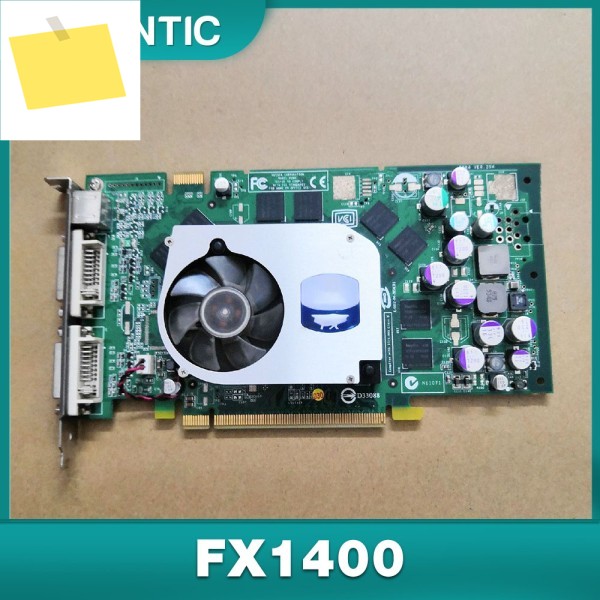 그래픽 카드 128M PCI-E 전문 듀얼 DVI FX1400 제품 이미지