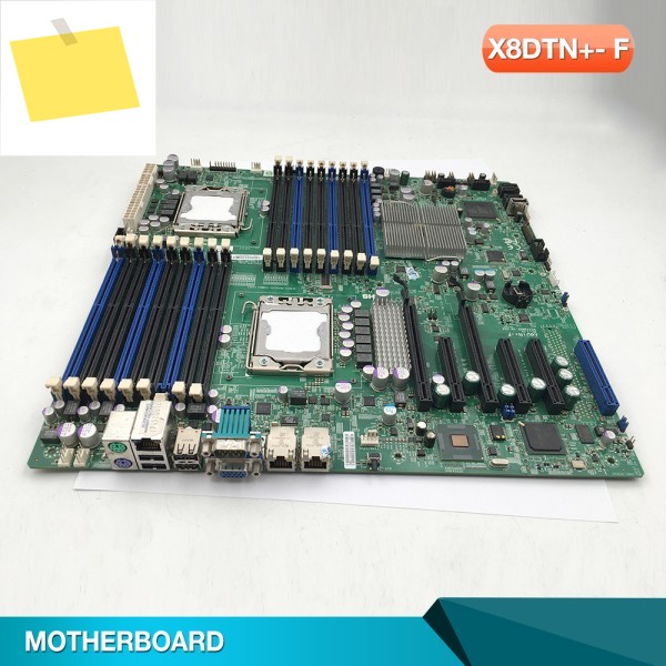 X8DTN +- F 양방향 서버 마더보드, X58 LGA1366 5520 칩 지지대 제온 프로세서, 56005500 시리즈 제품 이미지