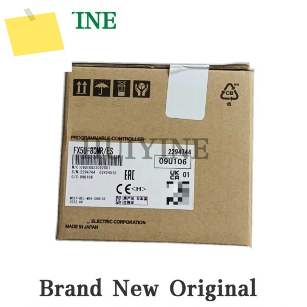 미쓰비시 FX5U-80MRES PLC 모듈용 새 원본 제품 이미지