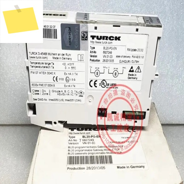 2025.4BL20-PG-EN 기존 Turck 제어 모듈 6827249 제품 이미지