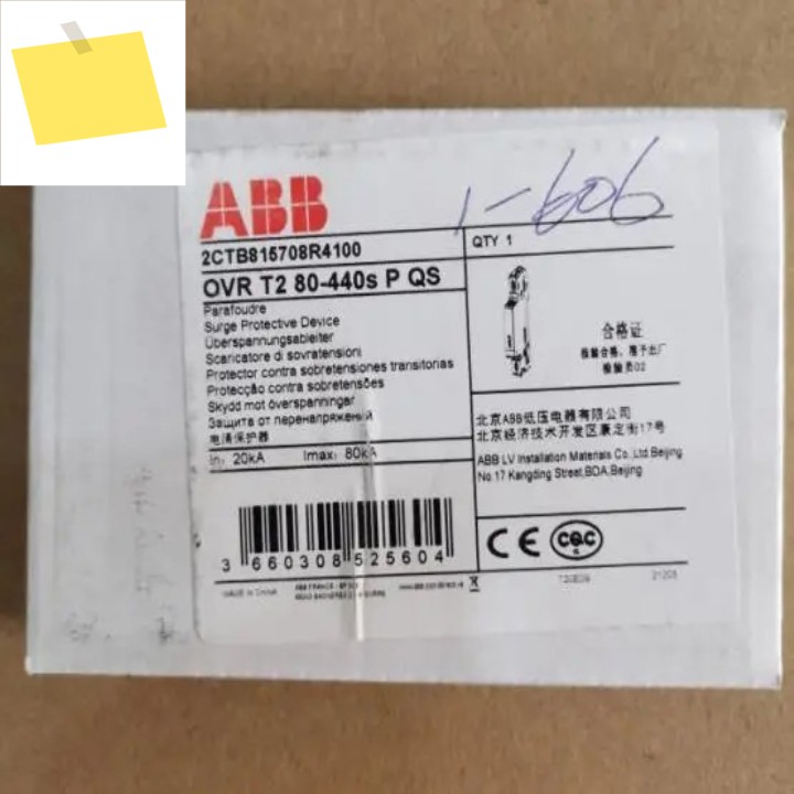 2025.4ABB 서지 보호기 OVR T2 80-440s P QS 제품 이미지