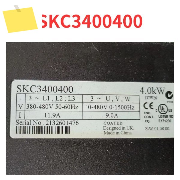 90% 신품 SKC3400400 주파수 변환기 테스트 완료 OK 제품 이미지
