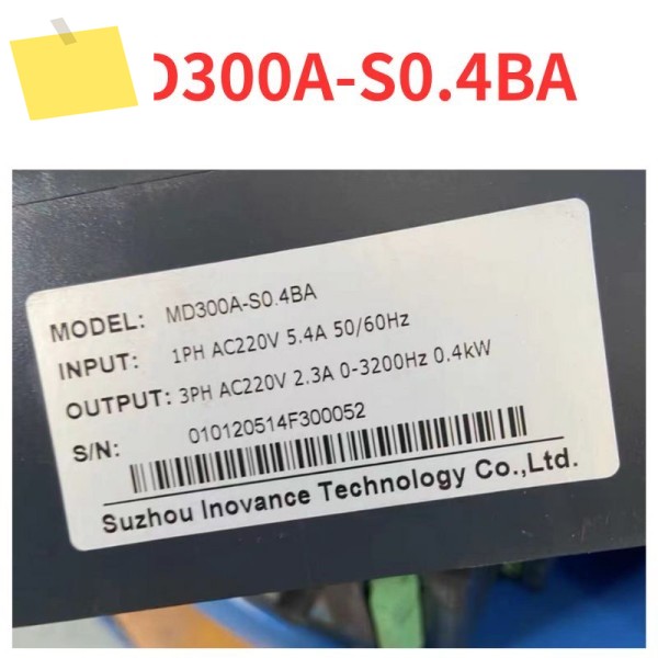 90% 신품 MD300A-S0.4BA 주파수 변환기 테스트 완료 OK 제품 이미지