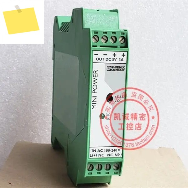 2025.4원래 독일 Phoenix 전원 공급 장치 MINI-PS-100-240AC5DC3 주문 번호 2938714 제품 이미지