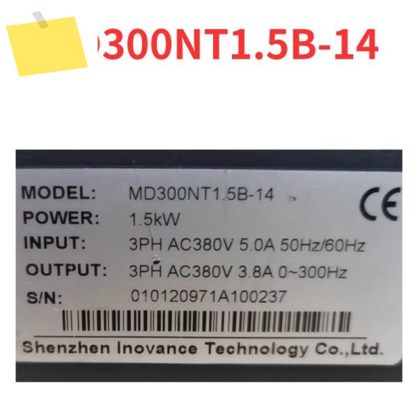 90% 신품 MD300NT1.5B-14 주파수 변환기 테스트 완료 OK 제품 이미지