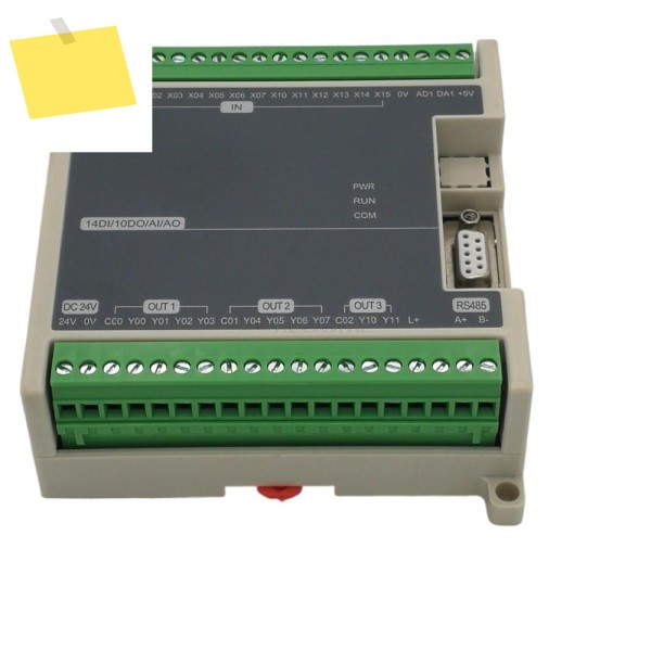 FX1N FX3U PLC 24MR 1AD 아날로그 RS232 RS485 모드버스 미쓰비시용 제품 이미지