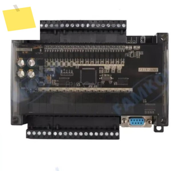 Mitsubishi PLC 32비트 16 입력 14 출력 모듈 24VDC 릴레이 RS232 RS485 Modbus용 FX1N 30MR 제어 보드. 사례 제품 이미지