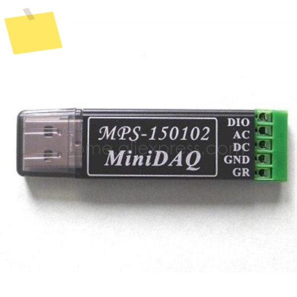 MiniDAQ 컴팩트 USB 데이터 수집 장치 1채널 10비트 100Ksps ±5V 실시간 연속 샘플링 Labview VB 코드 제품 이미지