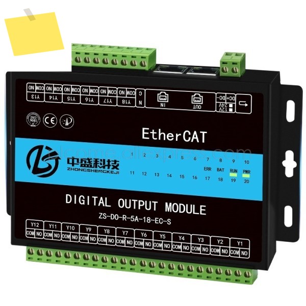 EtherCAT 4816 채널 디지털 입력 출력 수집 모듈, 분산 원격 PLC DI DO IO Codesys 제품 이미지