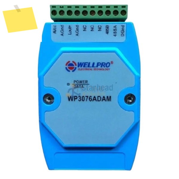 1AO 1 아날로그 출력 절연형 고정밀 16비트 0-20mA DC 전류 RS485 Modbus 데이터 수집 모듈 제품 이미지