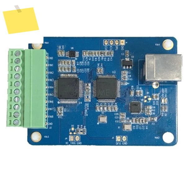 USB 동기식 DAQ 데이터 수집 모듈 8채널 아날로그 8AD 16비트 200 kSPS, 리눅스 랩뷰 VC # 제품 이미지