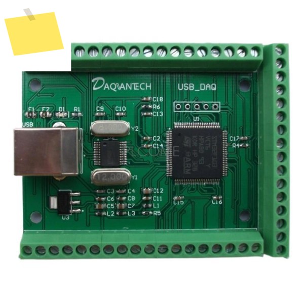 USB DAQ 12AD 8DI 데이터 수집 모듈 아날로그 3.3V 디지털 2PWM 카운터 LabVIEW Matlab VC 코드 Win10 제품 이미지