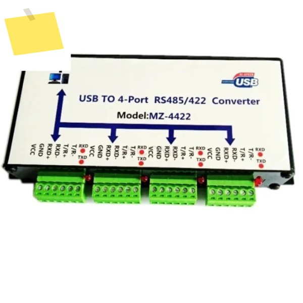 산업용 USB-4포트 RS485 변환기 직렬 4xCOM 어댑터 FTDI FT232RL 1Mbps 제품 이미지