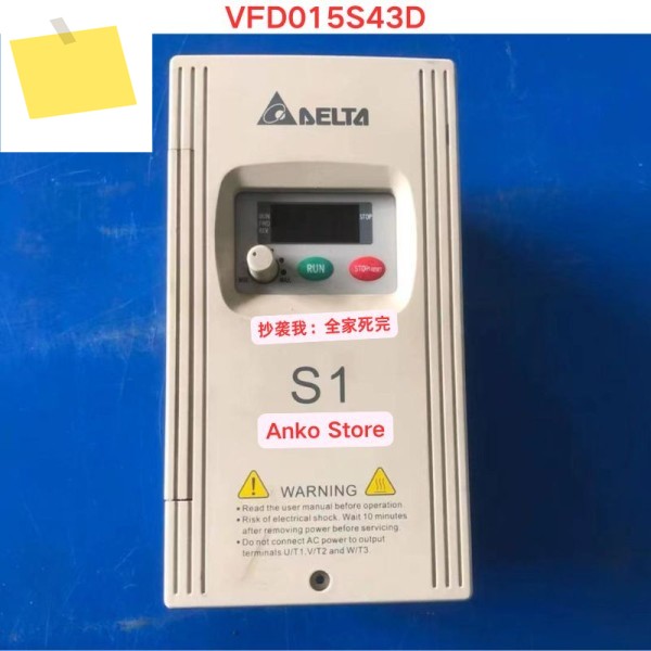 중고 테스트 OK, VFD015S43D 주파수 변환기 제품 이미지