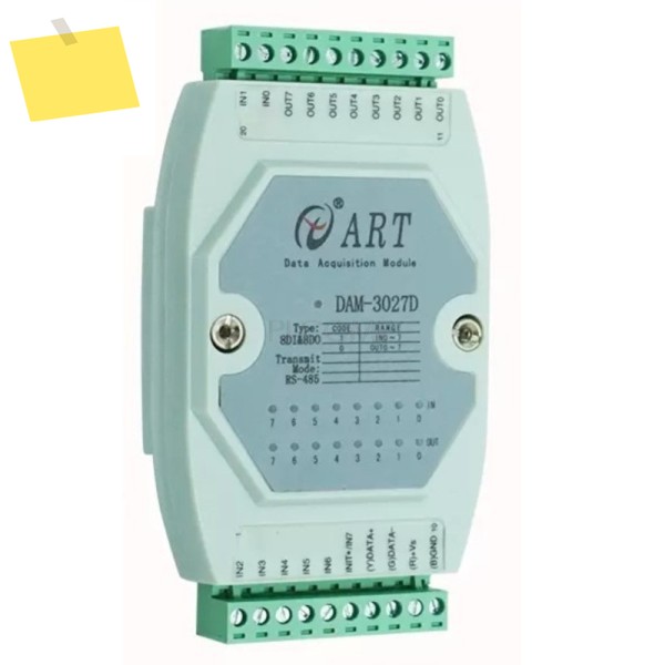 RS485 8DI 8채널 TTL 디지털 입력, 8개 출력 카운터 100Hz Modbus RTU 원격 데이터 수집 모듈 제품 이미지