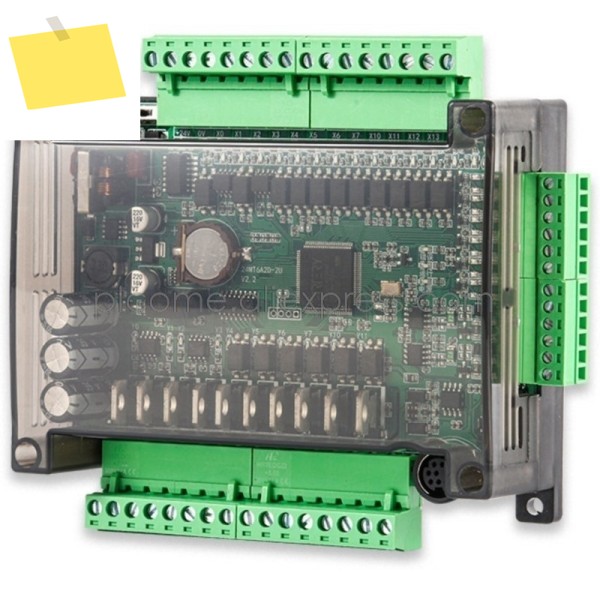 FX2N AD DA PLC 컨트롤러 모듈 보드 트랜지스터 또는 릴레이 RTC RS232 RS485 Modbus 24V 아날로그 0-10V 제품 이미지