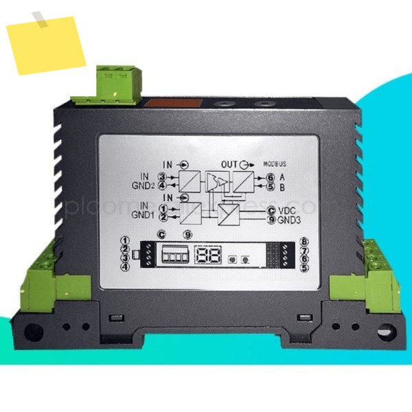 디스플레이가 있는 2채널 16비트 아날로그-RS485 Modbus RTU, 0-10V 4-20mA DC 전류 전압 신호 모듈 변환기 제품 이미지