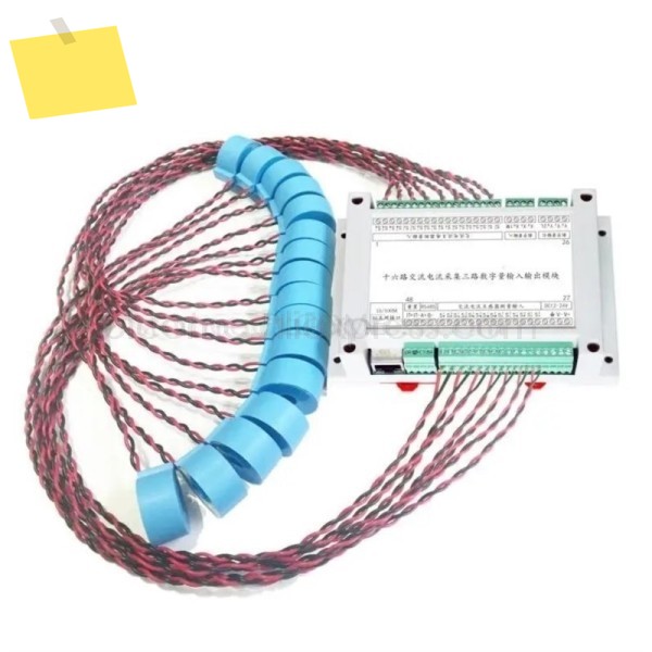 16채널 AC 전류 송신기 수집 모듈 3DI 이더넷 MODBUS TCP RS485 CT 변압기 도란스 포함 제품 이미지