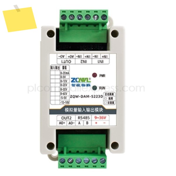 2-16 채널 아날로그 입력출력 수집 모듈 16비트 Modbus RTU, 절연형 RS485 데이터 0-10V 제품 이미지