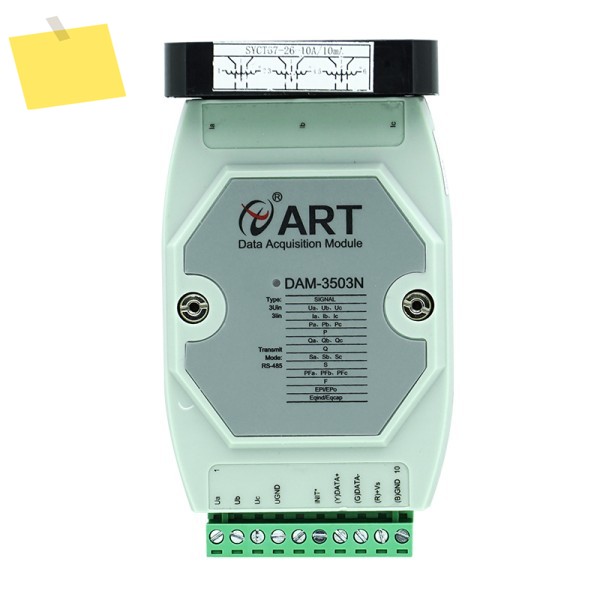 3상 4선 AC 전기 획득 전류 전압 전력 소비 RS485 Modbus RTU, 옵션 온도 습도 제품 이미지