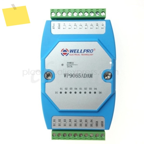 4채널 K 열전대 4DI 모듈, RS485 Modbus RTU 원격 데이터 수집, ADAM 레일 제품 이미지