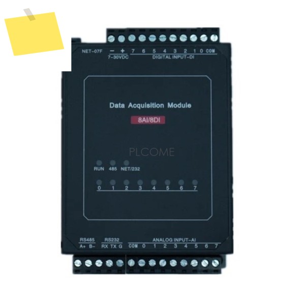 TCP DAQ 8AI 4-20MA 0-10V 아날로그 입력 모듈 12비트 RS232 RS485 Modbus RTU 제품 이미지
