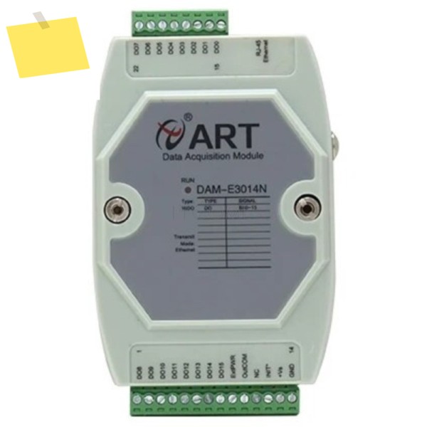 이더넷 16 채널 절연 디지털 출력 모듈 Vs MOXA E2262, Modbus TCP 원격 데이터 수집 Din Rail ART 제품 이미지