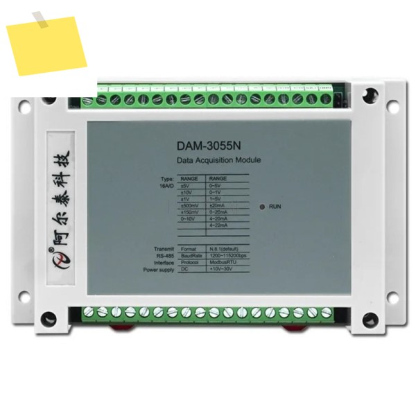 162432 채널 아날로그 입력 절연 모듈 16비트 RS485 Modbus RTU 데이터 수집 0-10V 4-20mA Labview 제품 이미지