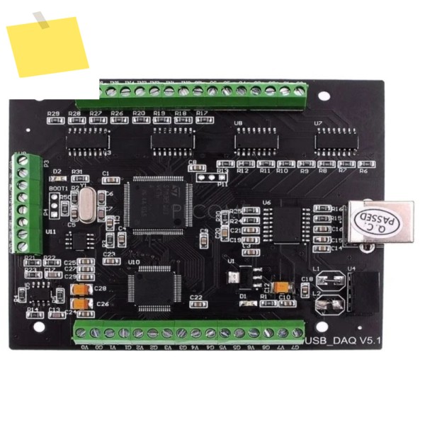 USB 동기식 DAQ 절연 8AD 16비트 10KHz 아날로그 입력, PWM VB VC Labview Matlab Delphi Win10 Linux 제품 이미지
