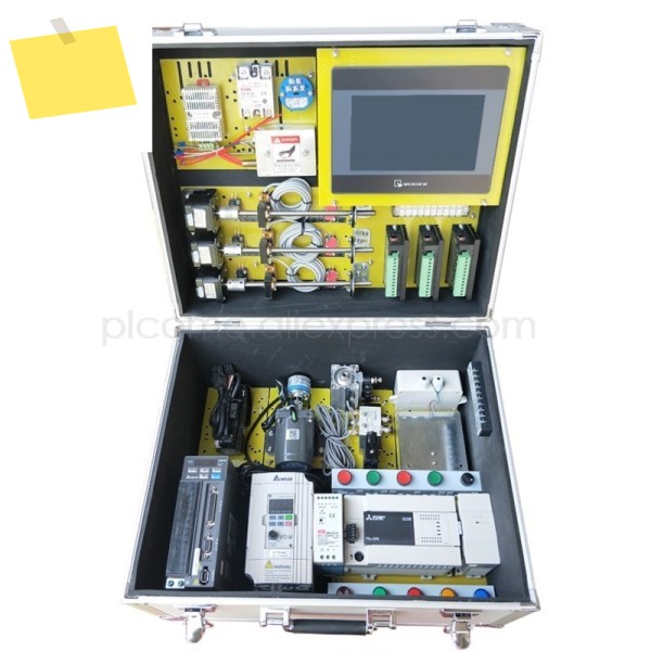 형 FX3U PLC 트레이닝 키트, 테스트 연습 상자, 미쓰비시용 HMI 터치 스크린 프로그래밍 교육 학습 제품 이미지