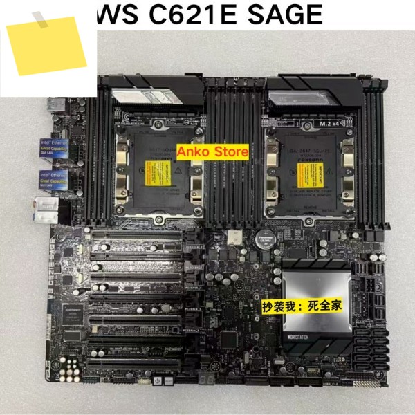 중고 테스트 OK WS C621E SAGE 듀얼 LGA3647 마더보드주문 후 영상을 촬영할 수 있습니다 제품 이미지