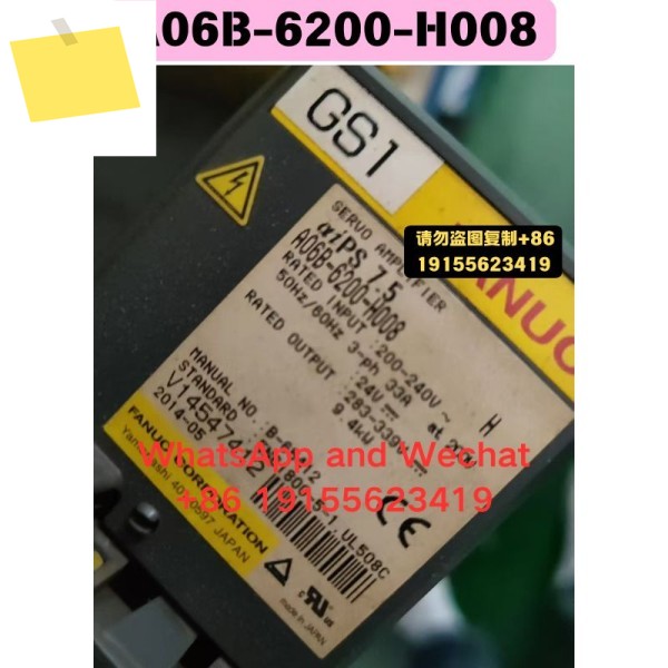 중고 OEM 분해 부품 A06B-6200-H008 드라이버 기능 테스트 OK 제품 이미지