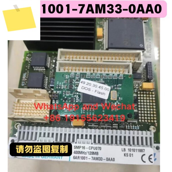 중고 6AR1001-7AM33-0AA0 SMP16-CPU070 제어 보드 기능 테스트 OK 제품 이미지