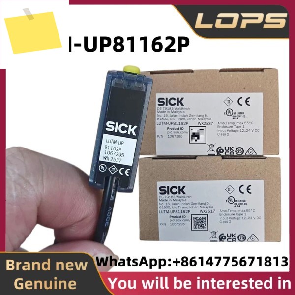 LUTM-UP81162P 브랜드의 신품 SICK 1067295 산업 자동화 제어 시스템에 적합한 형광 센서 제품 이미지