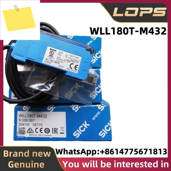 WLL180T-M432 신품 SICK 센서 6039097 산업 자동화 제어 시스템에 적합한 광섬유 증폭기 제품 이미지