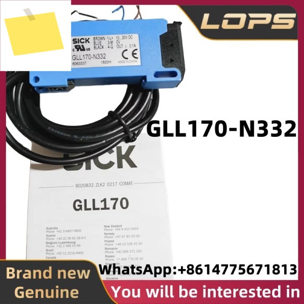 GLL170-N332 신품 SICK 센서 6063337 산업 자동화 제어 시스템에 적합한 광섬유 증폭기 제품 이미지