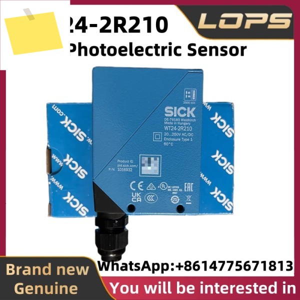 WT24-2R210 산업 자동화 제어 시스템에 적합한 신품 SICK 1016932 광전 센서 제품 이미지