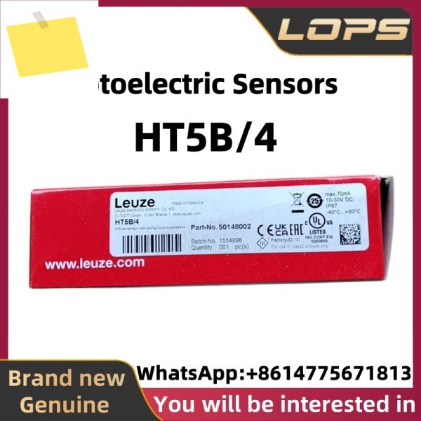 HT5B4 브랜드의 신품 Leuze 50148002 산업 자동화 제어 시스템에 적합한 광전 센서 제품 이미지