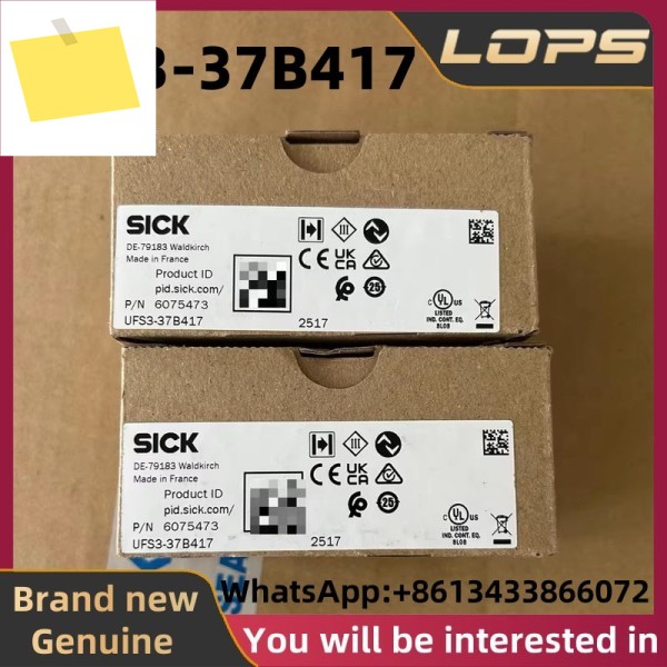 UFS3-37B417 새제품 SICK 초음파 센서, 대량 보유, 환영 제품 이미지