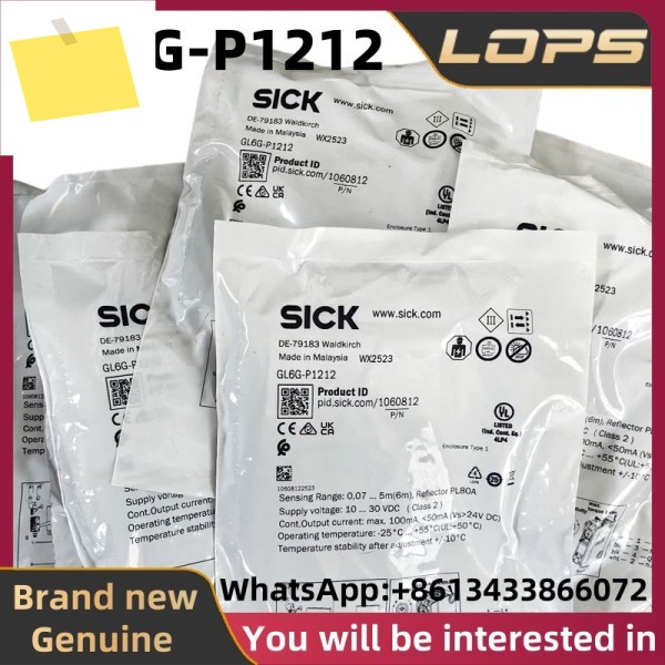 GL6G-P1212 새제품 SICK 광전 스위치 센서, 대량 보유, 환영 제품 이미지