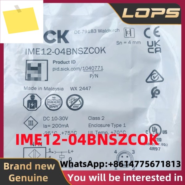 IME12-04BNSZCOK 새제품 SICK 근접 스위치 센서, 대량 보유, 환영 제품 이미지