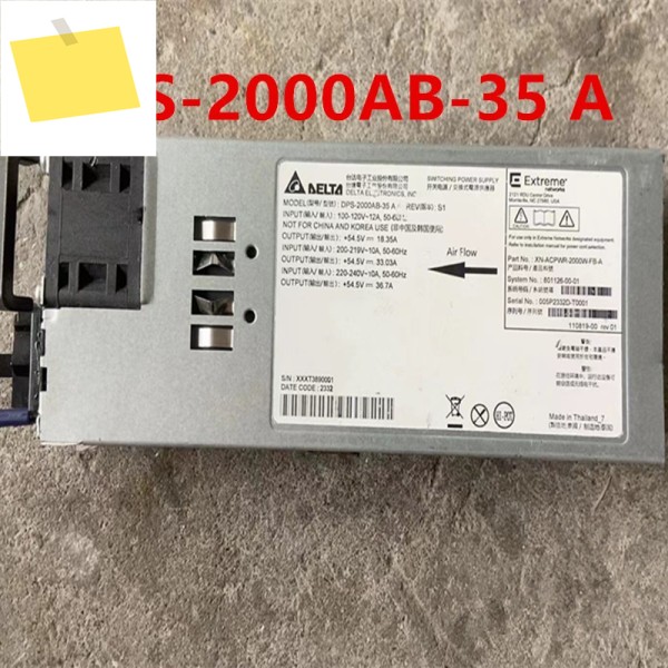 DELTA DPS-2000AB-35 A 801126-00-01 110819-00용 전원 공급 장치 분해 새 제품처럼 작동 제품 이미지