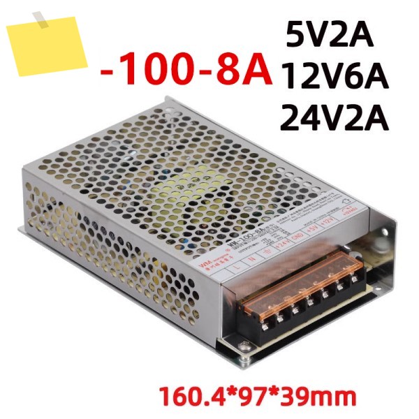 신품 전원 공급 장치 WANGMA WM-100-8A 5V2A 12V6A 제품 이미지