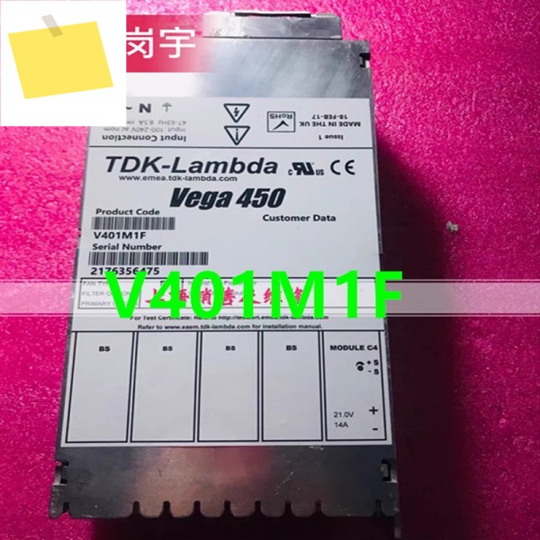 TDK-LAMBDA VEGA 450 V401M1F용 원래 전원 공급 장치 분해 새것처럼 작동 제품 이미지