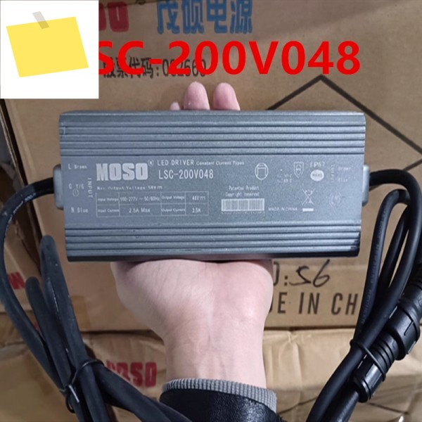 MOSO 48V3.5A 200W 전원 공급 장치 LSC-200V048용 새 원본 제품 이미지